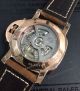 New Diamond Case Luminor Marina Panerai Brown Watch (5)_th.jpg